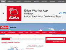 Tablet Screenshot of eldersweather.com.au